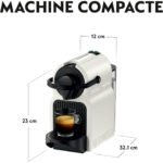 ⁦Machine à Café Nespresso Inissia Blanche – Expresso 19 Bars⁩ - الصورة ⁦6⁩