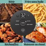 ⁦Air Fryer Ninja CRISPi Compact 1700W – Friteuse Sans Huile⁩ - الصورة ⁦2⁩