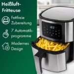 ⁦Proficook Friteuse à air chaud 5,5L avec écran tactile -7 programmes- PC-FR 1239 H⁩ - الصورة ⁦4⁩