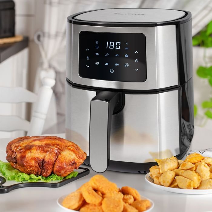 pc-fr_1239_h_14_72.jpg Proficook Friteuse à air chaud 5,5L avec écran tactile -7 programmes- PC-FR 1239 H - الصورة 1