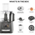 ⁦Robot Multifonction Kenwood MultiPro Compact FDP31.360GY- 800W - Bol 2.1L - Blender 1.2L - Design Compact & Performant⁩ - الصورة ⁦7⁩