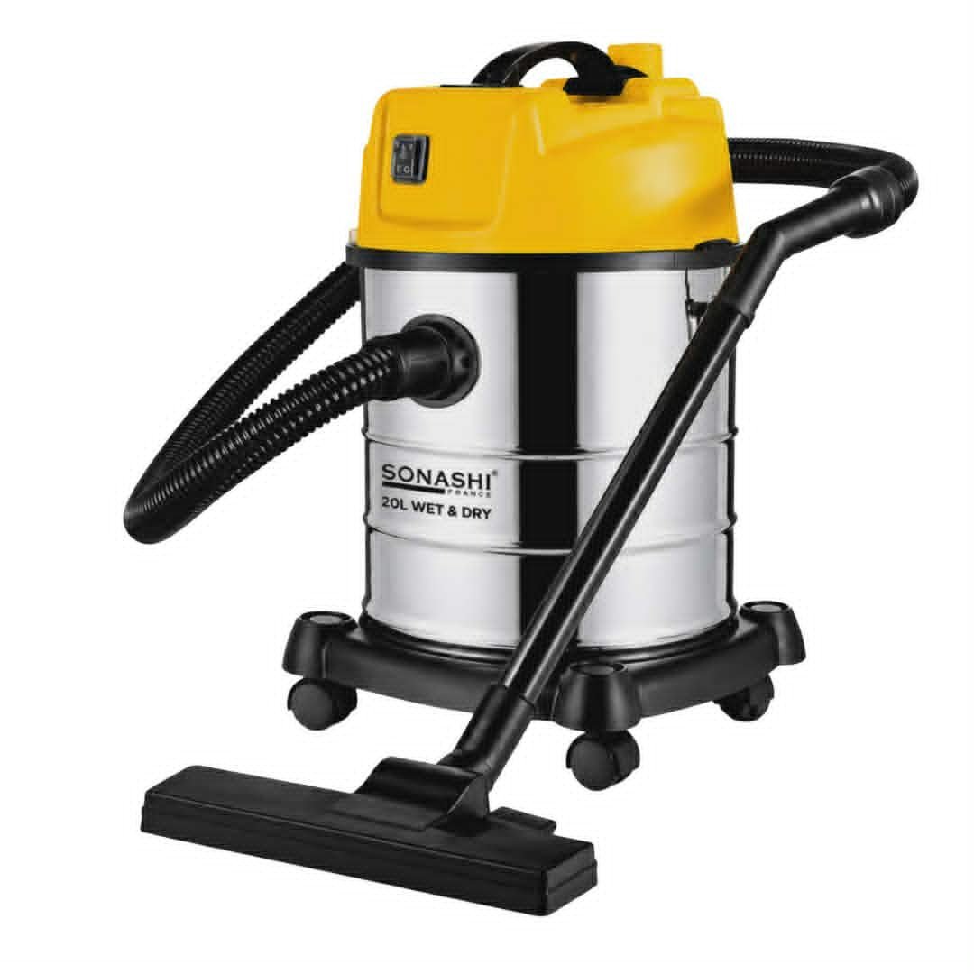 sonashi-svc-9020d-aspirateur-20l.jpg.jpg Aspirateur Sonashi SVC-9020D 20L 1400W Eau & Poussière - الصورة 1